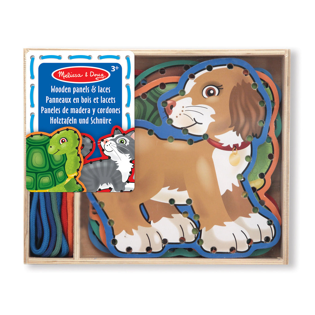 MELISSA DOUG MELISSA DOUG BRODERIE SUR LES ANIMAUX DE BOIS