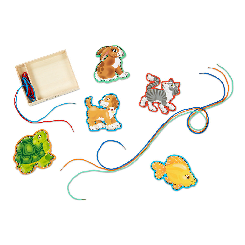 MELISSA DOUG MELISSA DOUG BRODERIE SUR LES ANIMAUX DE BOIS