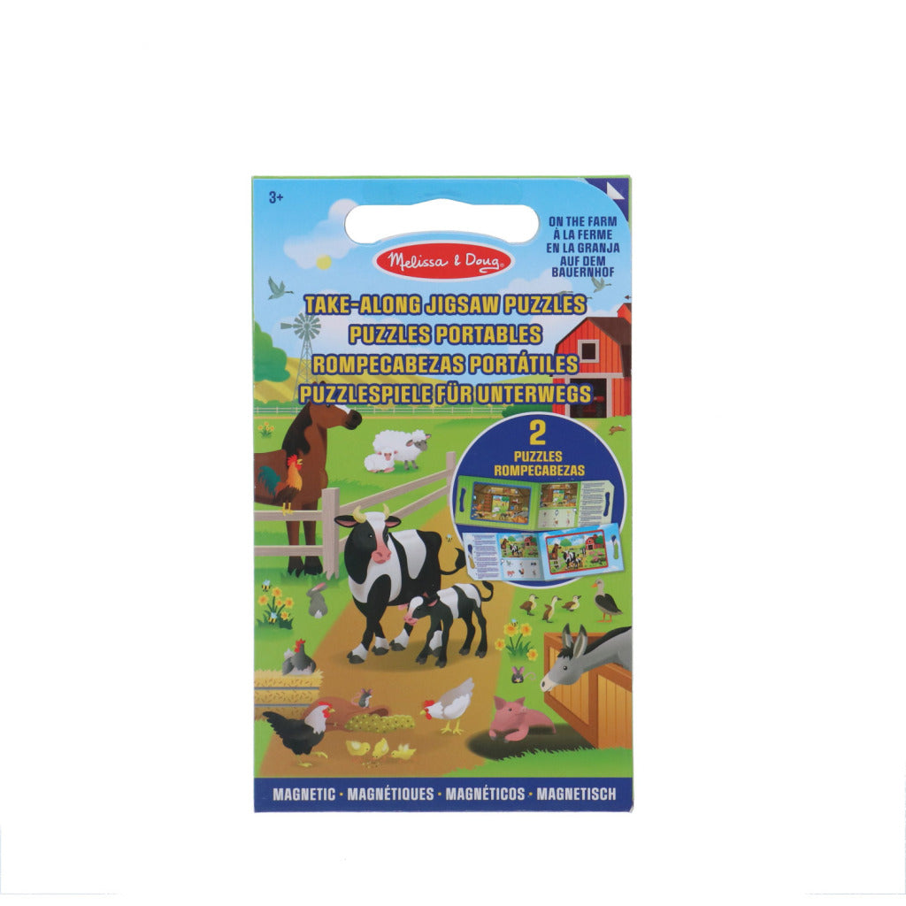 Melissa Doug Melissa Doug Magnet Puzzle 2x 15 pièces