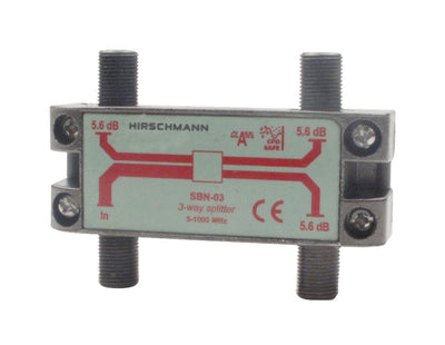 Hirschmann Hirschmann 695004596 Catv Splitter 5,6 DB 5-1000 MHz 3 sorties