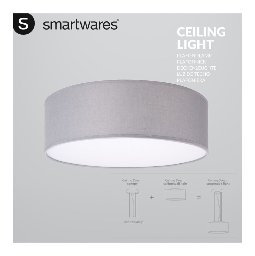RANEX RANEX RA-1000465 MIA LED PLAFICE LED 30 cm Gray