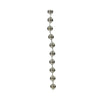 Guirlande de perles Decoris argent brillant 10 mètres