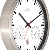 Nextime Nextime NE-90513WI Horloge murale + station météo 25 cm White RC aluminium