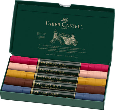 Faber Castell Faber Castell FC-160307 WK25Aquarel Marker FC Albrechtdürer 5 pièces portrait