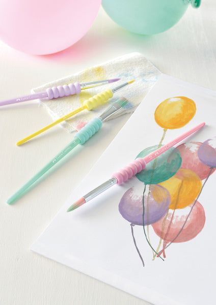 Faber Castell Faber Castell FC-481620 Set Soft Touch 4 pièces Couleurs pastel