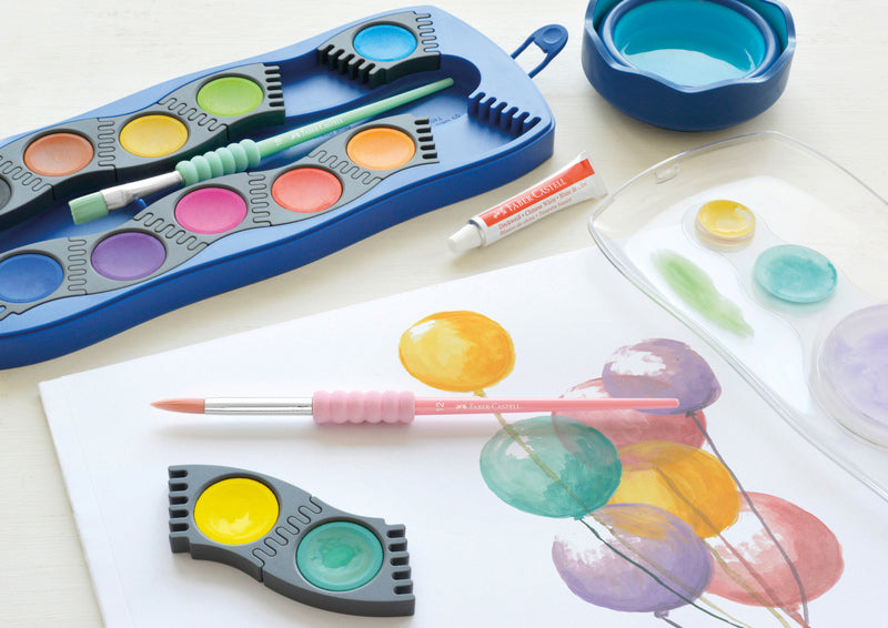 Faber Castell Faber Castell FC-481620 Set Soft Touch 4 pièces Couleurs pastel