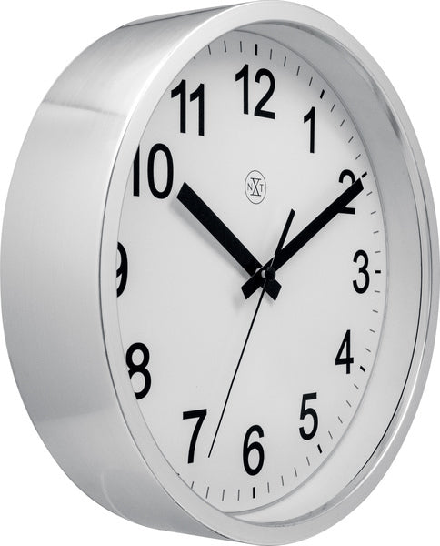 Nextime Nextime NX-7307ZI-V2 CLORME MURS NXT DIAM. 25,5 cm en plastique, cadran blanc, # 039; montre silencieuse