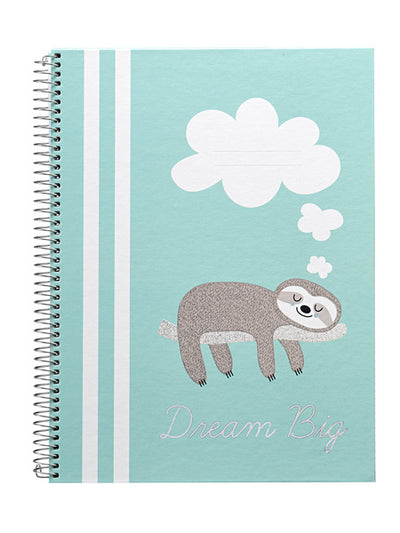 Kangaro k-89288 bloc spirale dream-big a4 ligne hc, 90gr 80 feuilles 2 motifs