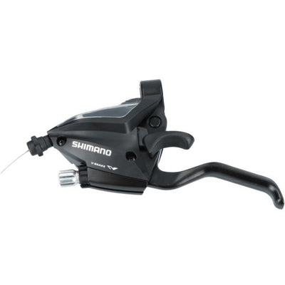 Shimano Versteller (à gauche) avec levier de frein à 3 vitesses ST-EF500 2 doigts noirs