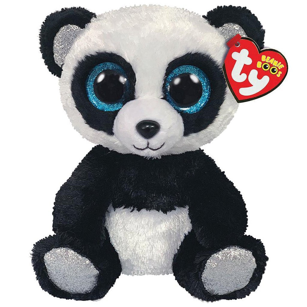 Ty ty beanie boo #039;s peluche panda ours bambou 15 cm