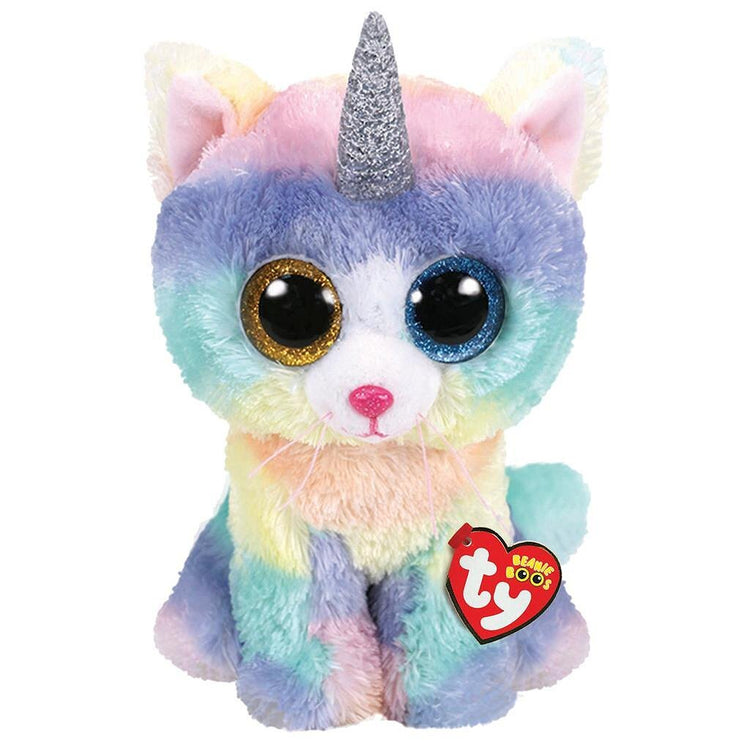 Ty beanie boo # 039; S Cuddle Cat Heather 24 cm