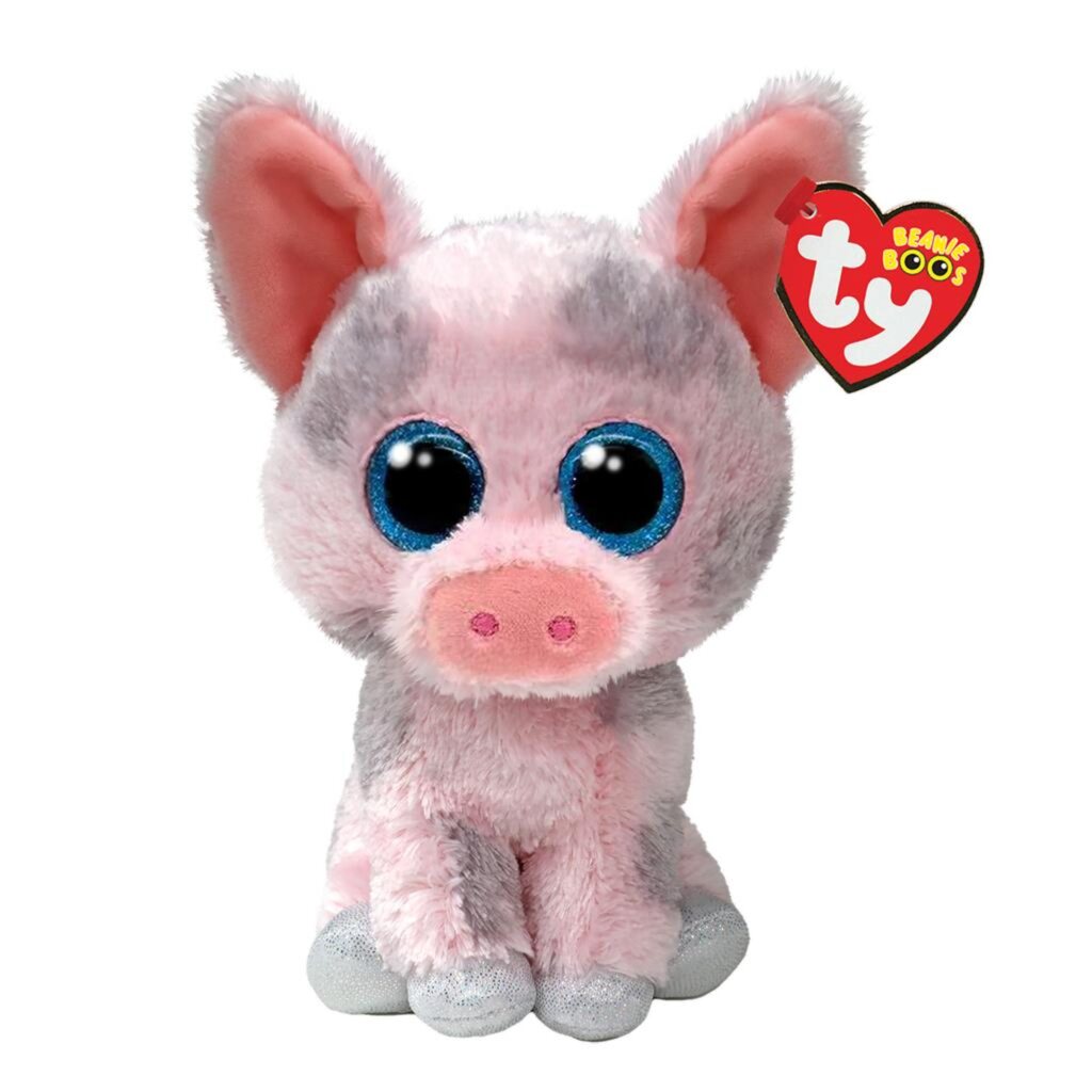 Ty Ty Beanie en colère Hug Pig Hambone 15 cm