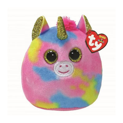 Ty ty squish a boo câlin coussin unicorne fantasia 8 cm