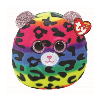 Ty ty squish a boo câlin coussin léopard dotty 8 cm