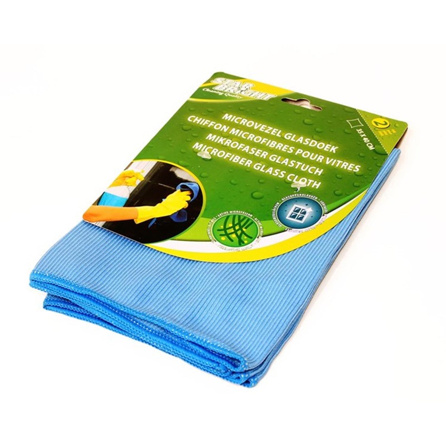 Chiffon de verre en microfibre Starbright 2 pièces
