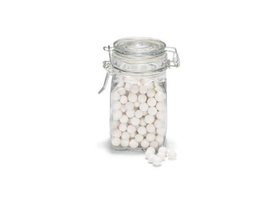 Patisse Patisse en céramique Barines de chignon en verre Pot 300 g Blanc