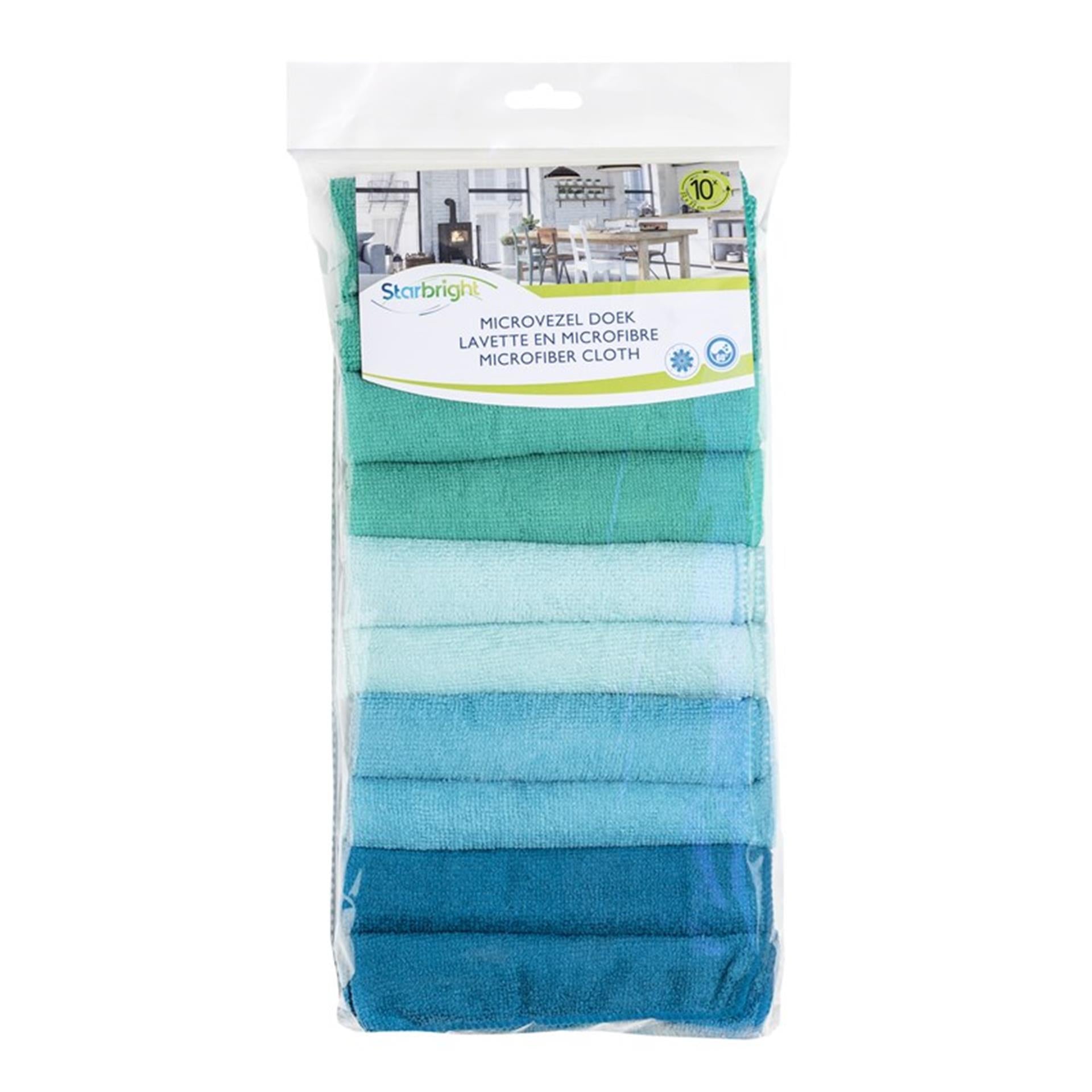 Chiffons en microfibre Starbright 10 pièces