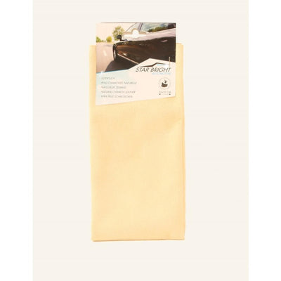 Drap de chamois naturel Starbright 52x35cm