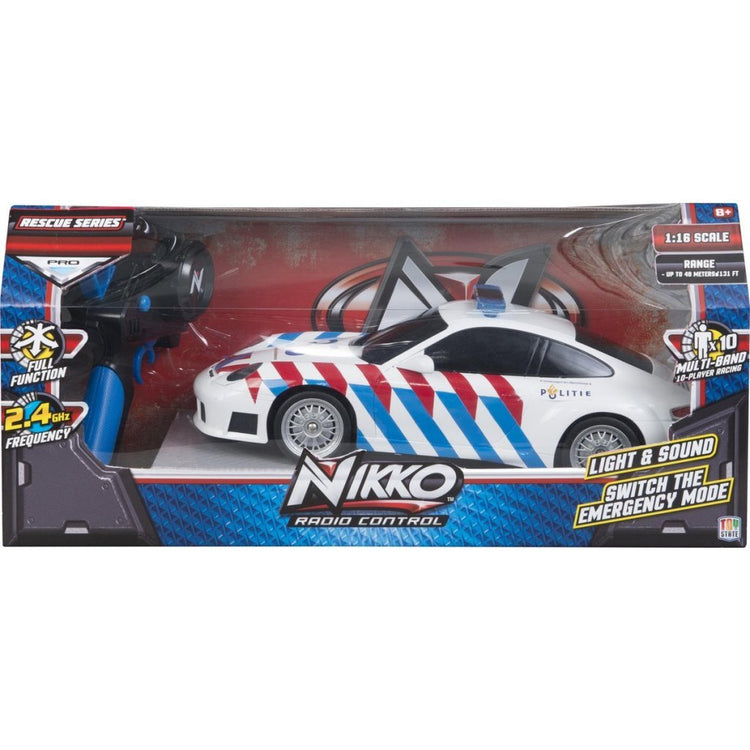Nikko RC Porsche Police 1:16 + lumière et son