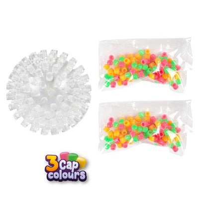 Toi-toys fabrique ta propre balle rebondissante 6,5 cm avec lumière