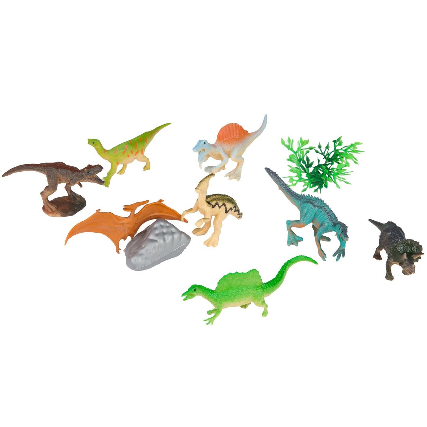 Ensemble de jeu dinosaure du monde animal de Toi-toys - 10 pièces.