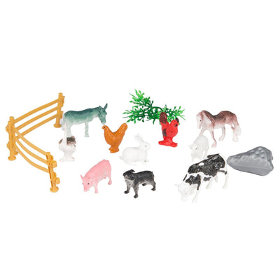 Toi-toys ensemble de jeu du monde animal ferme - 14 pièces.