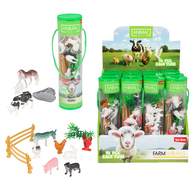 Toi-toys ensemble de jeu du monde animal ferme - 14 pièces.