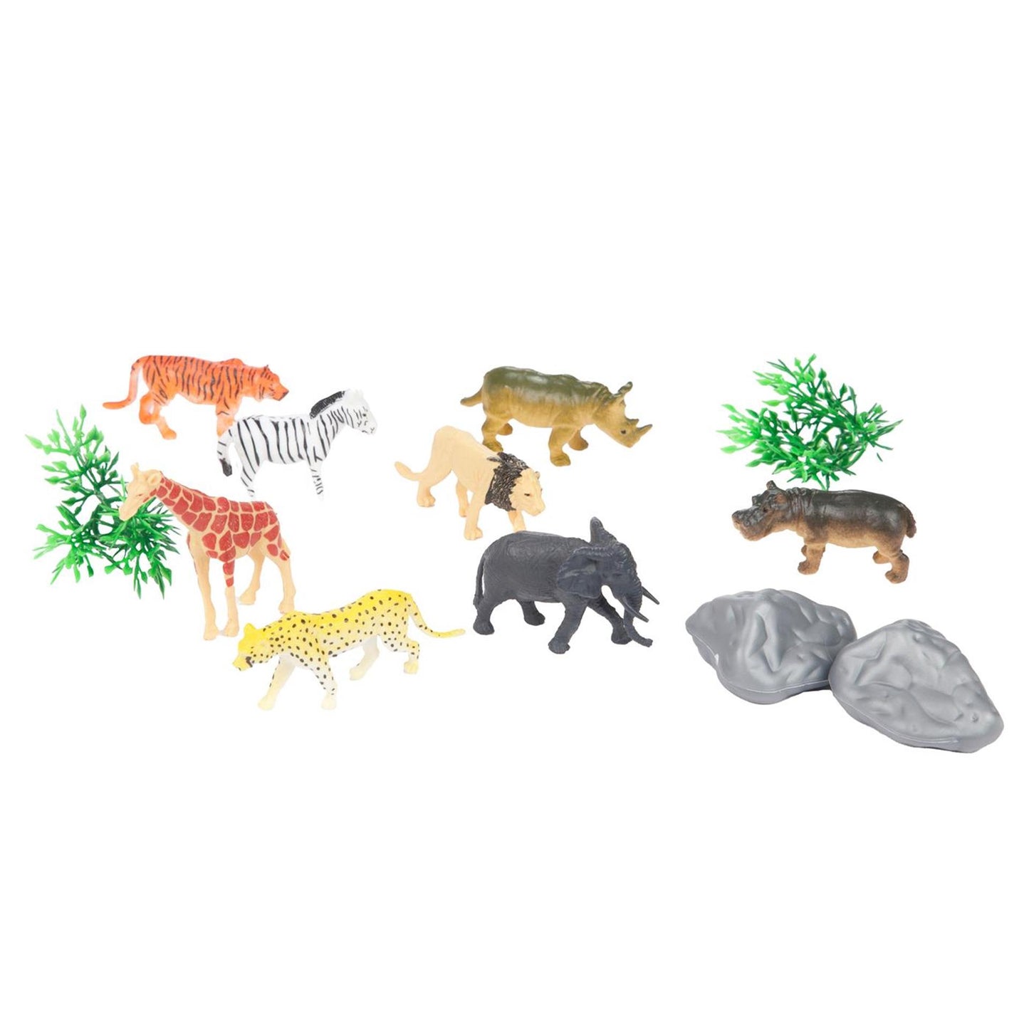 Toi-toys monde animal animaux sauvages en tube - 12 pcs.