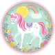 Plaques de base de licorne 23 cm 8 pièces