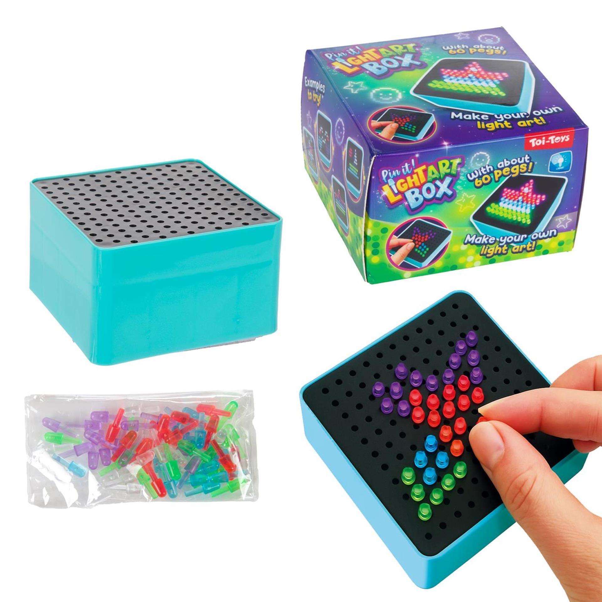 Cube d'art Toi-toys, épinglez-le avec de la lumière