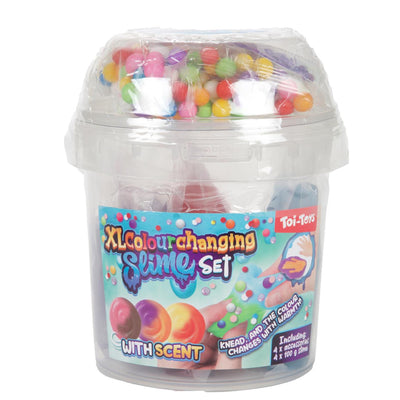 Toi-toys set slime xl avec parfum - 8 pièces.