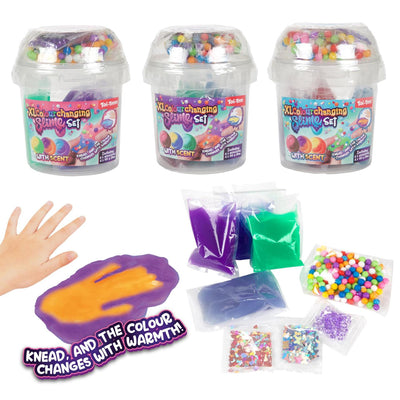 Toi-toys set slime xl avec parfum - 8 pièces.