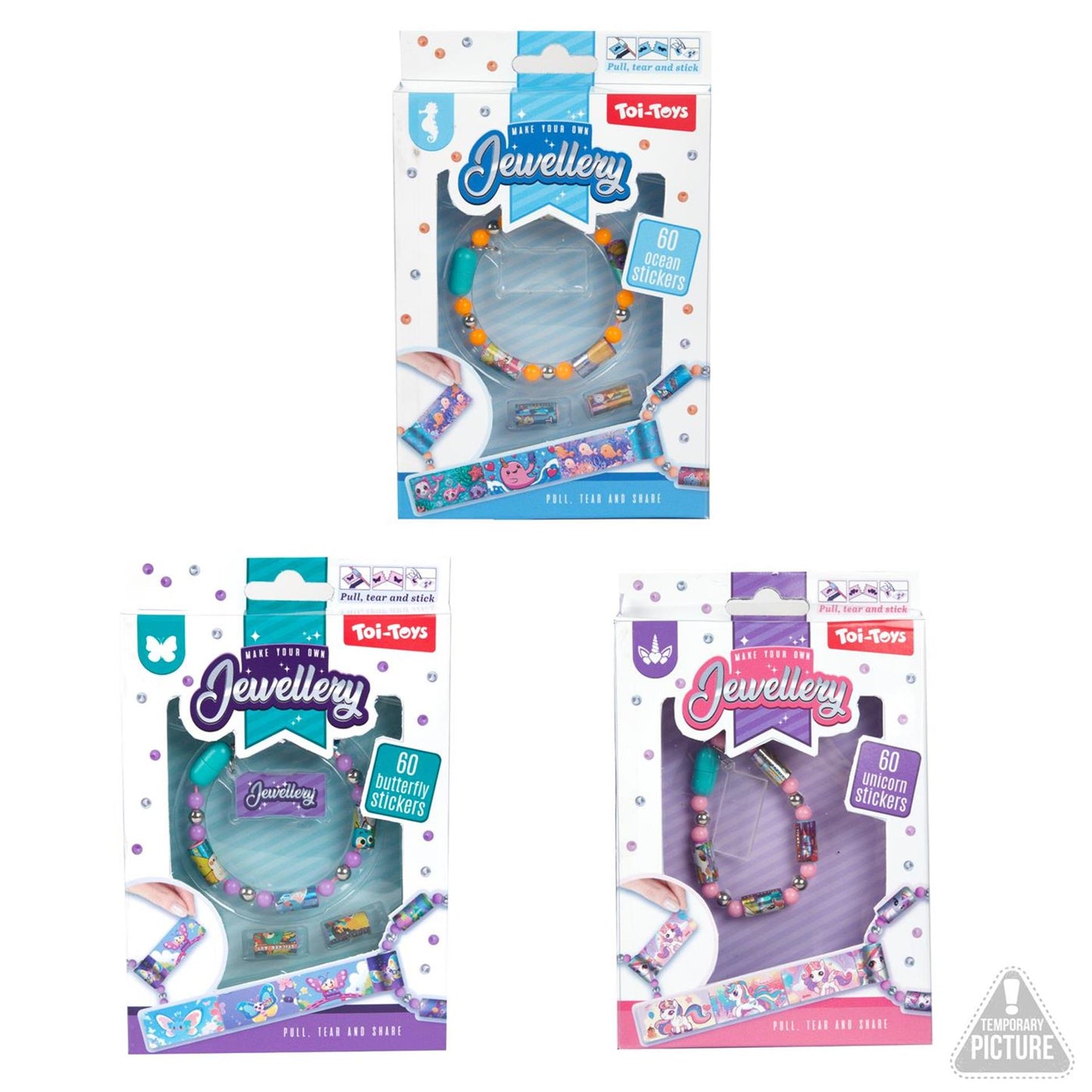 Bracelet Toi-toys avec perles autocollantes