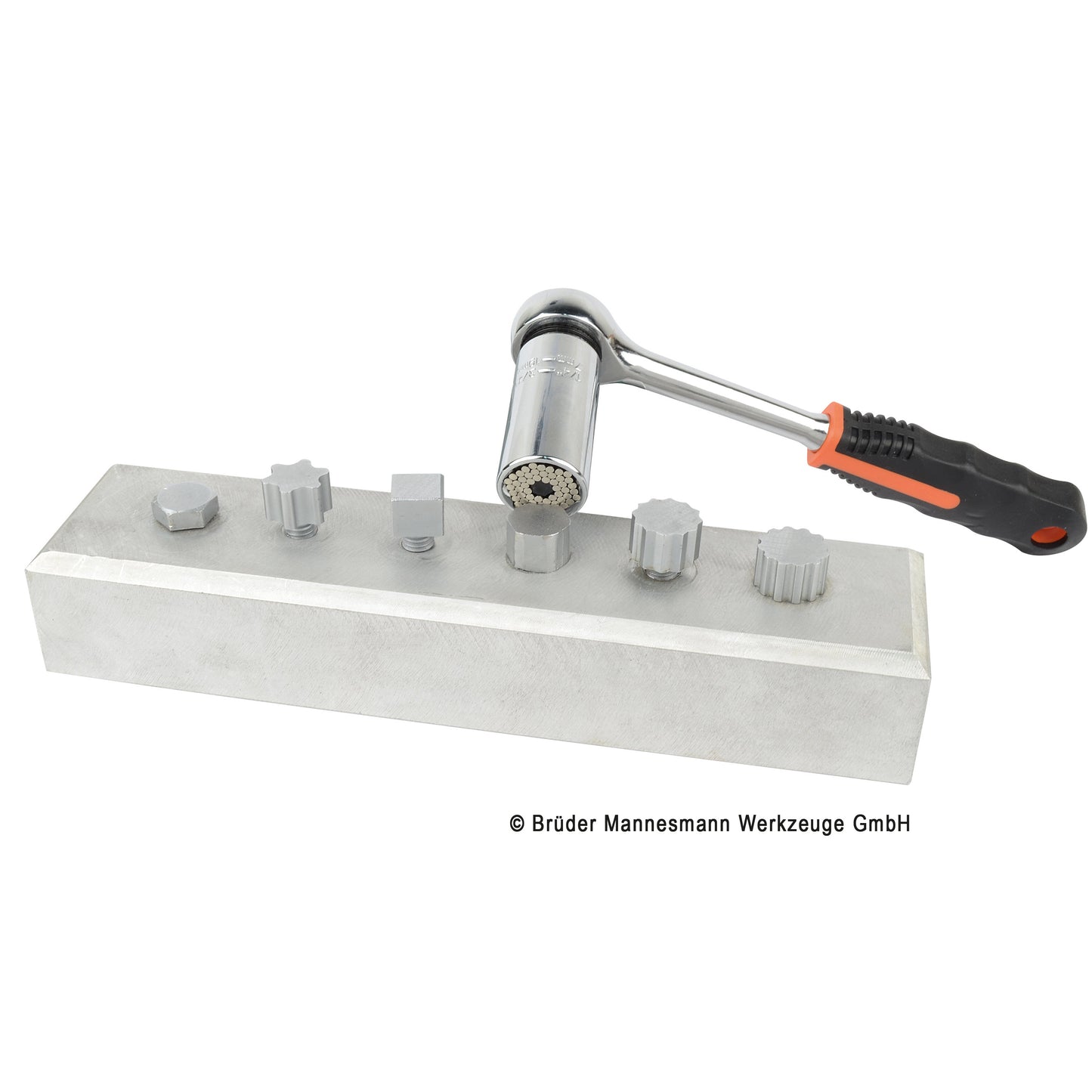 Brüder Mannesmann Brüder Mannesmann DOPS Key Universal avec Ratchet 7-19 mm