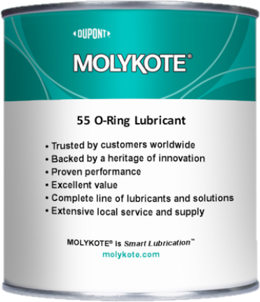 Lubrifiant lubrifiant pour joints toriques Molykote 55 1kg (bidon)