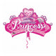 Anagram anagram foil ballonne princesses 81x48 cm