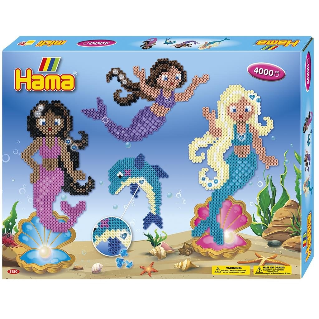HAMA INTERNING BEAD SET SERMAID, 4000ST.