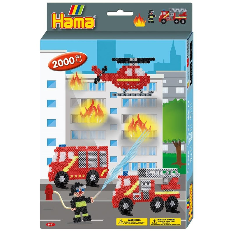 Hama Ironing Bead Set Fire Brigade, 2000e.