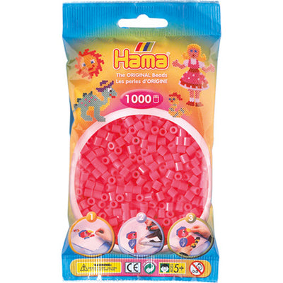 HAMA String Beads String perles 1000 pièces Cerise