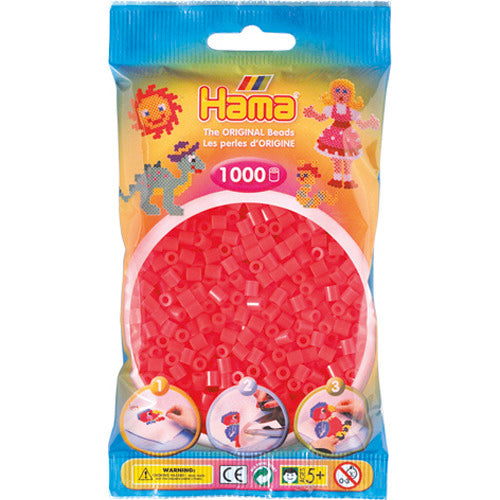 HAMA Iron Beads 1000 pièces Red Neon
