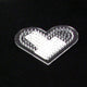 HAMA Perles de repassage des perles de repassage de base Hart Klein transparent
