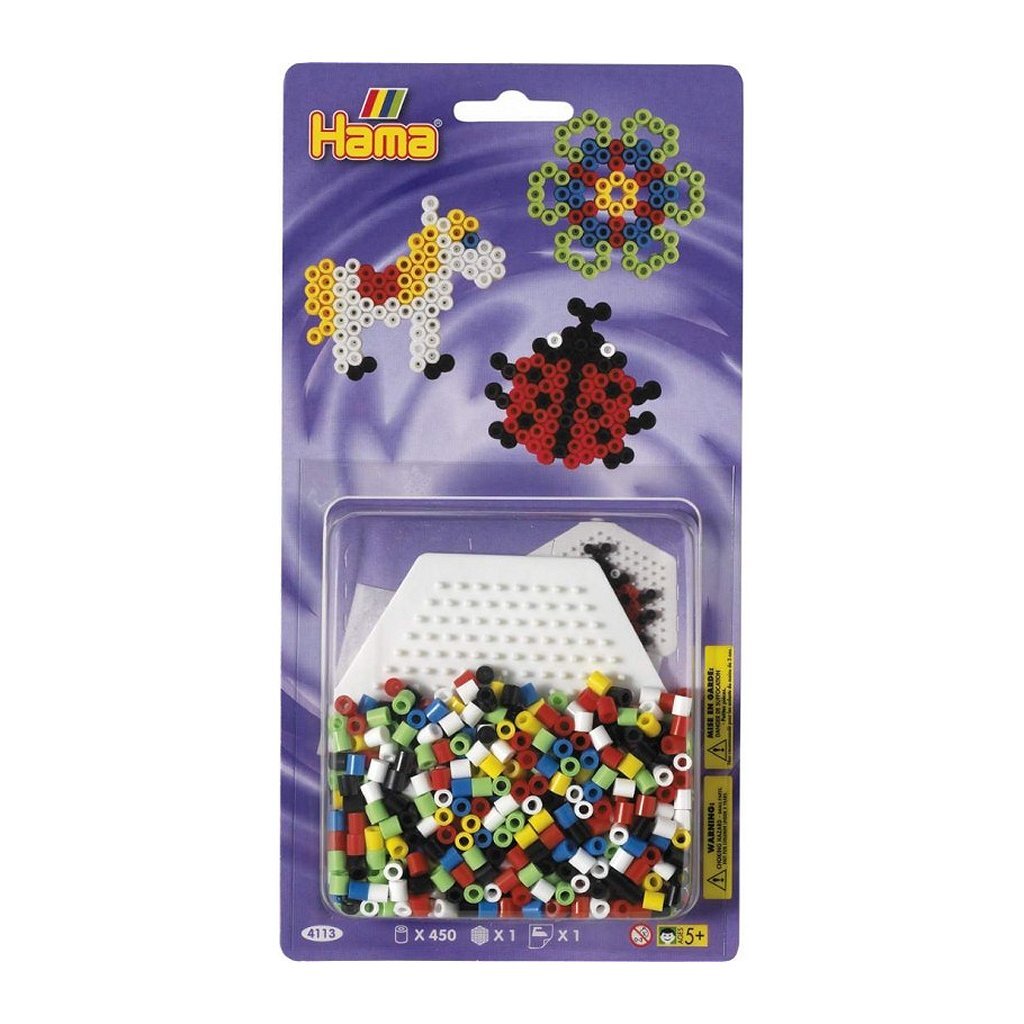 Hama String perles de cordes perles de cheval fleur de ladybug 450 pièces