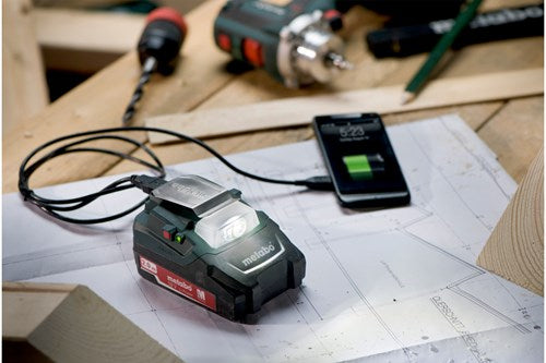 Adaptateur secteur batterie USB Metabo pa 14.4-18 LED - 600288000