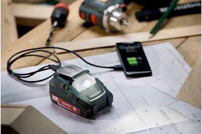 Adaptateur secteur batterie USB Metabo pa 14.4-18 LED - 600288000