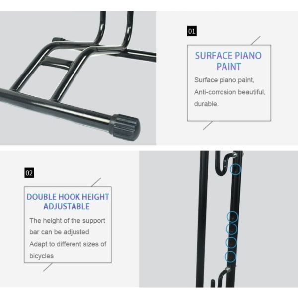 Standard de stockage de bord L pour 1 vélo