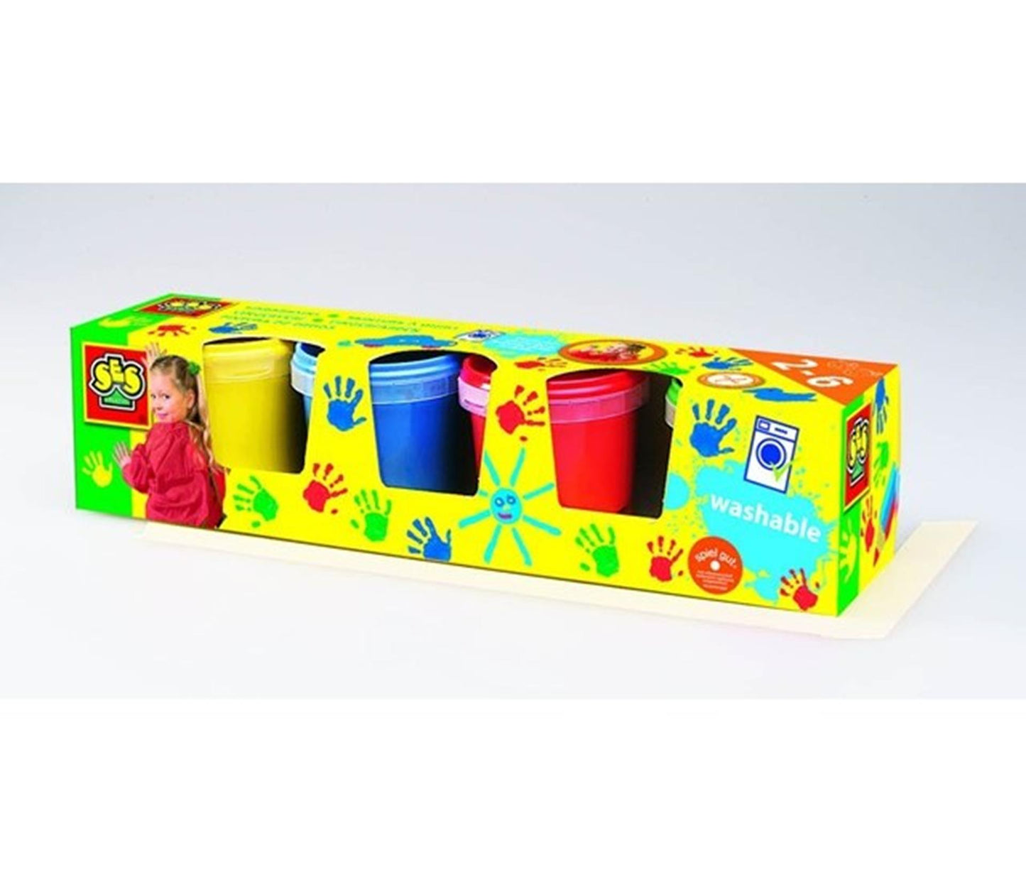 Peinture à doigt Ses, 4 couleurs