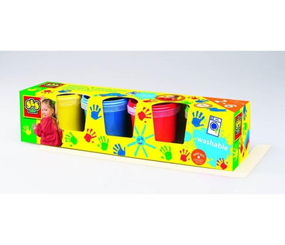 Peinture à doigt Ses, 4 couleurs