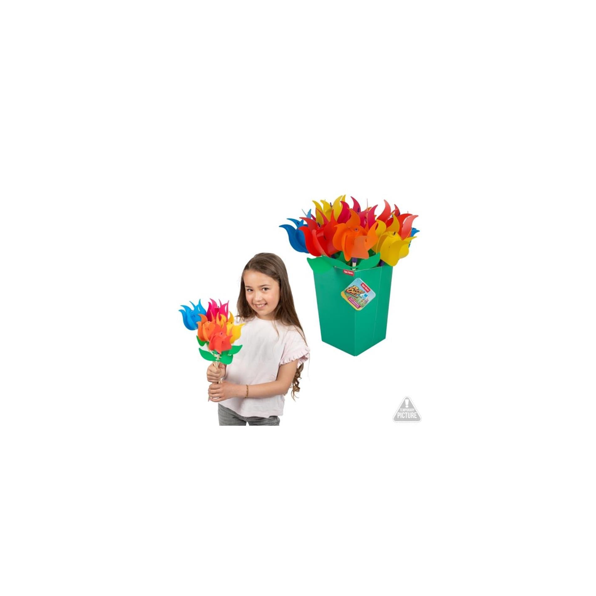 Toi-toys moulin à vent en bois tulipe
