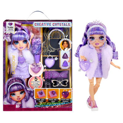 MGA Entertainment Rainbow High Crystal Fashion Fashion Pop - Violet