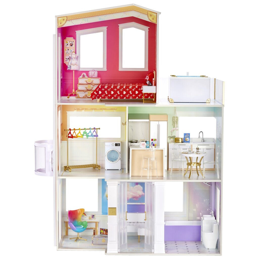 Rainbow Rainbow High Fashion Wooden House 122x91 cm 122x91 cm